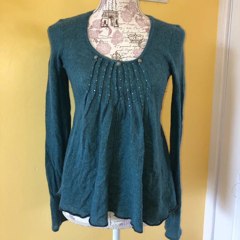 Free People beaded sweater